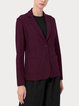 Blazer con due bottoni in Compact Viola Donna - Ragno