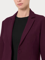 Blazer con due bottoni in Compact Viola Donna - Ragno