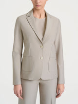 Blazer con due bottoni in Compact Grigi Donna - Ragno