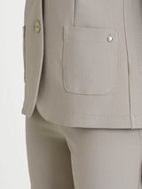 Blazer con due bottoni in Compact Grigi Donna - Ragno