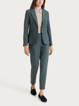 Blazer con due bottoni in Compact Grigi Donna - Ragno