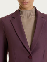 Women's Two-Button Blazer in Compact Purple - Ragno