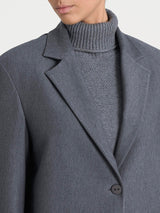 Blazer over con due bottoni in Compact Neri Donna - Ragno