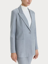 Blazer over destrutturato in tessuto compact Neri Donna - Ragno