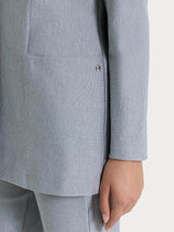 Blazer over destrutturato in tessuto compact Neri Donna - Ragno
