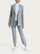 Blazer over con rever a lancia in Compact Neri Donna - Ragno