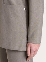 Blazer over destrutturato in tessuto compact Grigi Donna - Ragno