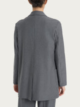 Blazer over con rever a lancia in Compact Neri Donna - Ragno