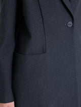 Blazer over con rever a lancia in Compact Neri Donna - Ragno