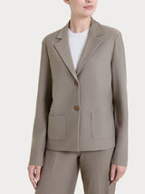 Blazer due bottoni in Compact Grigi Donna - Ragno