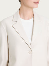 Blazer due bottoni in Compact Bianchi Donna - Ragno