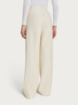 Pantalone ampio con tasche in Compact Bianchi Donna - Ragno