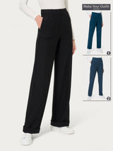 Pantalone ampio in tessuto Compact - - Ragno