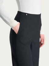 Pantalone ampio con tasche in Compact Neri Donna - Ragno