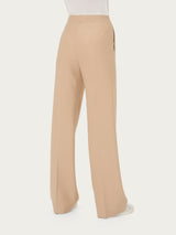 Pantalone ampio con tasche in Compact Marroni Donna - Ragno