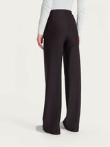 Pantalone ampio con tasche in Compact Marroni Donna - Ragno