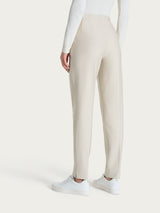 Pantalone a carota con tasche in tessuto Compact Bianchi Donna - Ragno