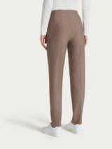 Pantalone a carota con tasche in tessuto Compact Marroni Donna - Ragno