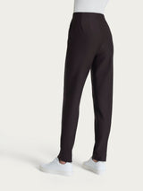 Pantalone a carota con tasche in tessuto Compact Marroni Donna - Ragno