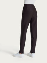 Pantalone a carota con tasche in tessuto Compact Marroni Donna - Ragno