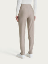 Pantalone a carota con tasche in tessuto Compact Grigi Donna - Ragno