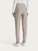 Pantalone a carota con tasche in tessuto Compact Grigi Donna - Ragno