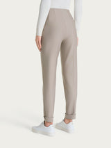 Pantalone a carota con tasche in tessuto Compact Grigi Donna - Ragno