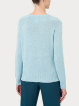 Maglia girocollo in misto angora - - Ragno