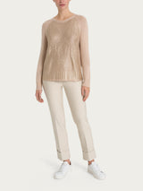 Maglia girocollo in misto angora - - Ragno