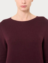 Maglia girocollo con frange in misto angora - - Ragno