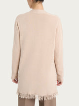 Cardigan lungo in misto angora - - Ragno