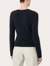 Maglia ad incrocio in misto lana e alpaca - - Ragno