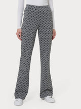 Pantalone flare in tessuto Eco Jacquard - - Ragno