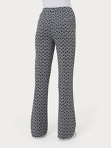 Pantalone flare in tessuto Eco Jacquard - - Ragno
