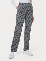 Pantalone dritto con tasche in tessuto Eco Jacquard - - Ragno