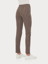 Pantalone a sigaretta con spacchetti in tessuto Eco Jacquard - - Ragno