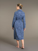 Vestaglia lunga floreale in Cotton Eco Pile e Lurex - - Ragno