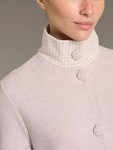 Giacca da camera lunga e aperta in cotton eco pile - - Ragno