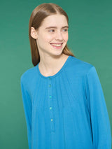 Camicia da notte lunga in interlock micromodal - - Ragno
