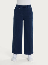 Jeans alla caviglia con tasche in Super Denim Blu Donna - Ragno