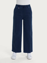 Jeans alla caviglia con tasche in Super Denim Blu Donna - Ragno