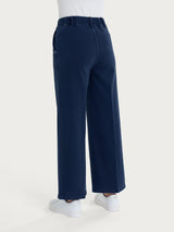 Jeans alla caviglia con tasche in Super Denim Blu Donna - Ragno