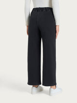 Jeans alla caviglia con tasche in Super Denim Neri Donna - Ragno