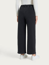 Jeans alla caviglia con tasche in Super Denim Neri Donna - Ragno