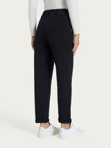 Jeans a carota con tasche in Super Denim Neri Donna - Ragno