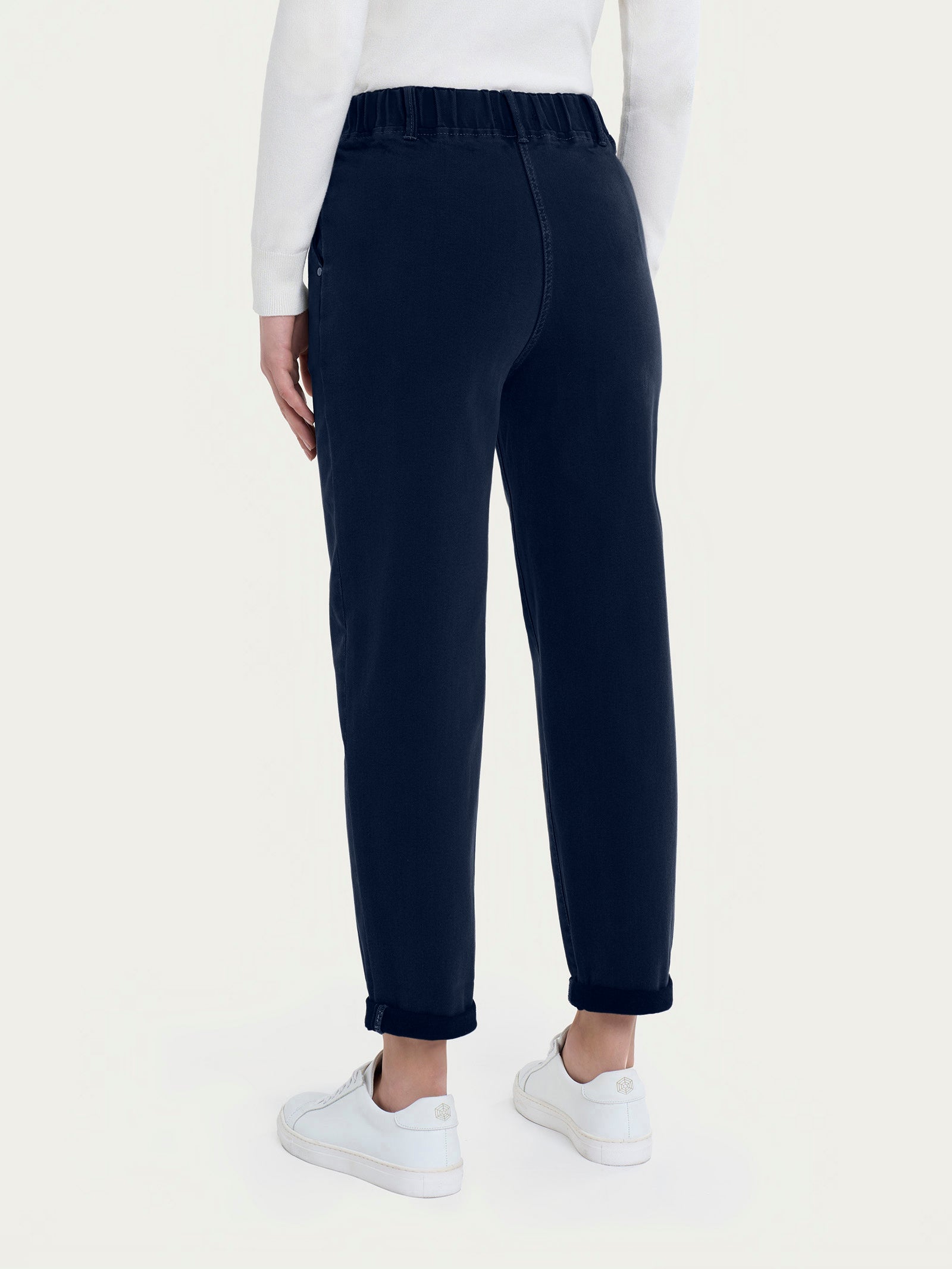 Jeans a carota con tasche in Super Denim Blu Donna - Ragno