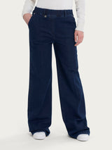 Jeans a palazzo in Super Denim Blu Donna - Ragno