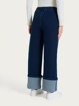Jeans a palazzo in Super Denim Blu Donna - Ragno