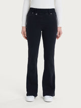 Jeans flare con tasche in Super Denim Neri Donna - Ragno