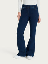 Vaqueros tobilleros con bolsillos en Super Denim azul para mujer - Ragno